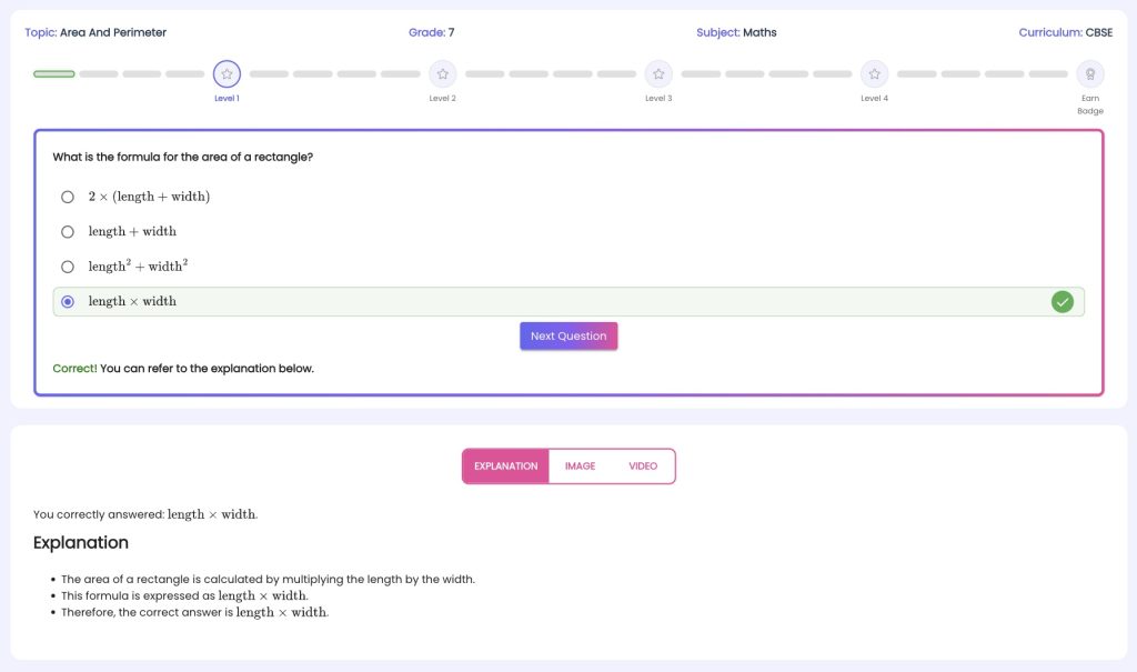 Concept Coach Screenshot on TeachBetter.ai