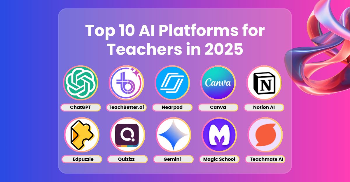 Top 10 AI Platforms for Teachers in 2025