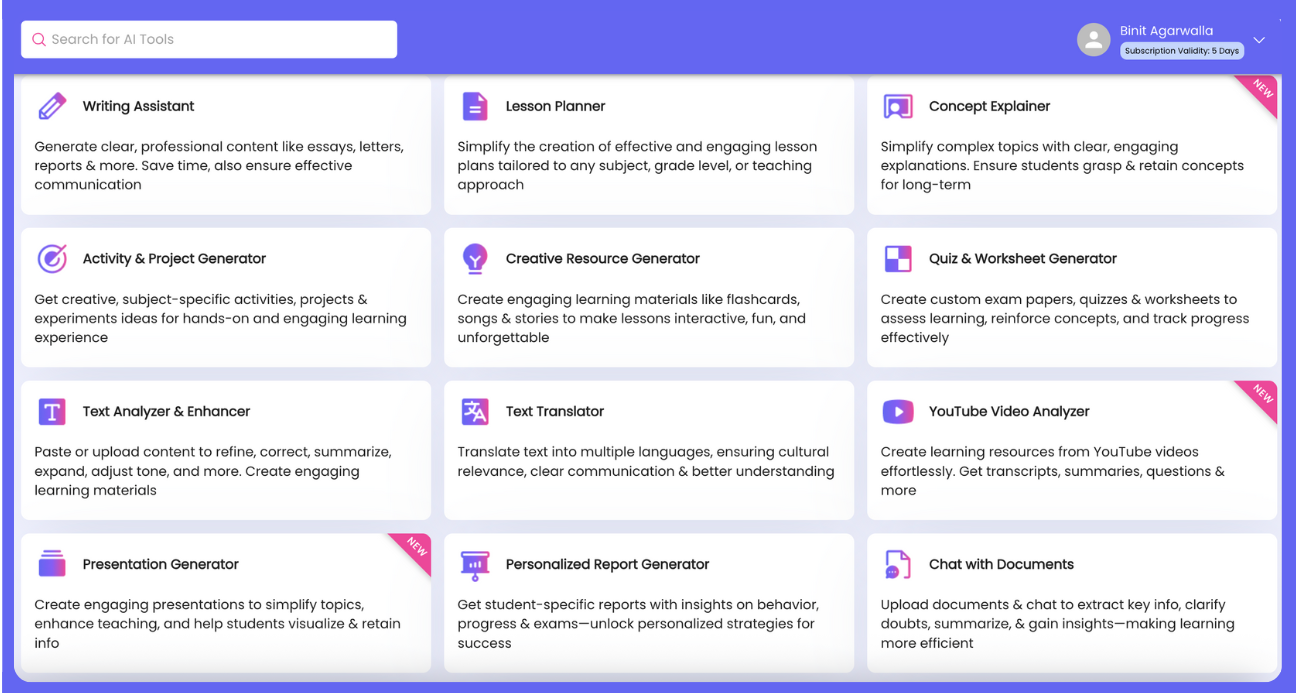 TeachBetter.ai - Best AI Platform for Teachers & Students with over 20 AI Tools and 100 Simulations