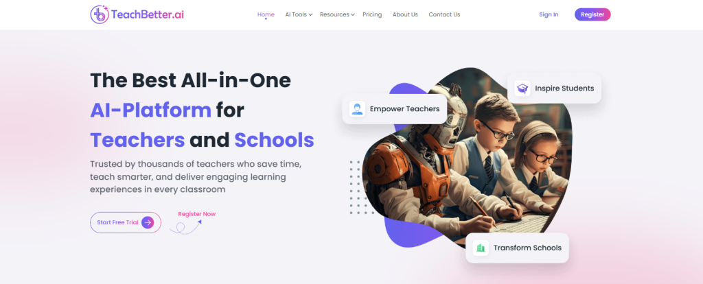 teachbetter AI on TeachBetter.ai